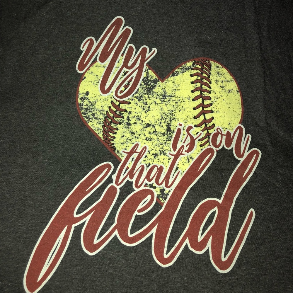 Women’s graphic tee softball mom